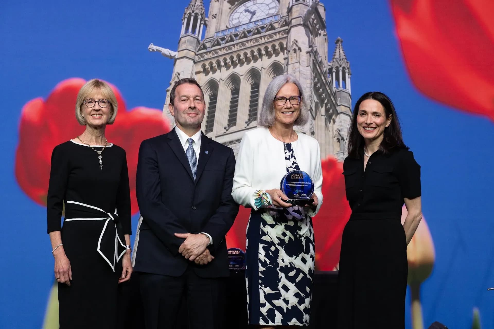 Sylvie Boulanger receiving CSA Award of Merit